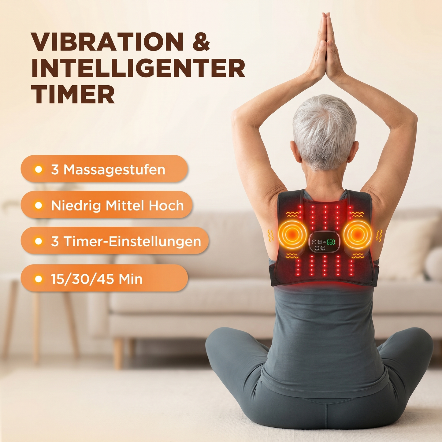 Vertacura Rotlicht-Therapie Gürtel